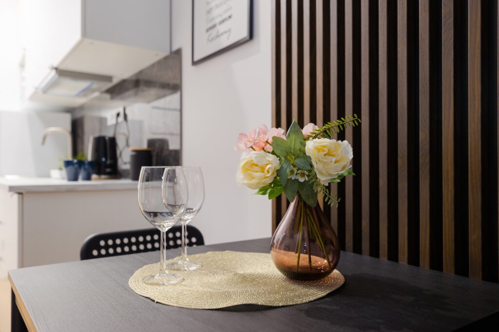 Cozy studio for 2 people with stylish design near the stadium